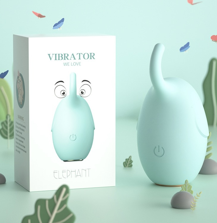 Мини вибратор &quot;Lilo Elephant&quot; мятный 