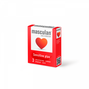 Презервативы &quot;Masculan Sensitive Plus&quot; розовые, супер нежные, 3шт